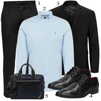 outfit mit Črna Obleka Jack & Jones "Priložnostna oblačila"