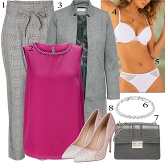 Outfity pro práci s Bílá/Krémová Průsvitná Kalhotka/Klasické Kalhotky/Brazilské Kalhotky/Spodní Kalhotky/Kalhotky/Formující Kalhotky/Tanga Lascana "Elegantní vzhled"