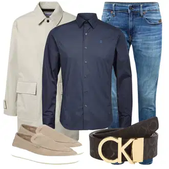 Business Outfits mit Blau/Hellblau Hose Große Größe/Low Rise Jean/Slim Fit Jeans/Knöchelstiefel/Lederjacke/Low Waist Jean/Cropped Jeans/Biker Jeans/Damen 7/8-Länge Jeans/Boyfriend Jean/Girlfriend Jeans/Winterjacke/Leder Schuhe/Tapered-Jeans/Herren Lederjacke G-Star Raw "Casual Business Outfit"