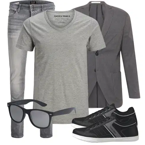 Grau/Hellgrau/Khaki/Beige/Dunkelgrün Bluse Große Größe/Shirt & Top Große Größe/Kurzarm T-Shirt/Funktions T-Shirt/Laufschuhe für Männer/Casual T-Shirt/Ausgefallenes T-shirt/Sport-T-Shirt/Shirt/Klassische Länge Jack & Jones kombinieren mit Grau/Hellgrau/Khaki/Beige/Dunkelgrün Bluse Große Größe/Shirt & Top Große Größe/Kurzarm T-Shirt/Funktions T-Shirt/Laufschuhe für Männer/Casual T-Shirt/Ausgefallenes T-shirt/Sport-T-Shirt/Shirt/Klassische Länge Jack & Jones