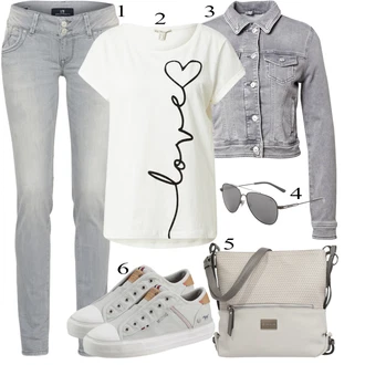 outfit mit Svetlo siva/Siva Ozke Kavbojke/Gležnarji/Kavbojke z Razporkom/Kavbojka z Nizkim Pasom/Kavbojka z Nizkim Pasom/Push up Kavbojke/Regular Fit Kavbojke/Usnjena Jakna/Usnjene Čevlje/Zožene Kavbojke/Moška Usnjena Jakna LTB "Oblačila za pomlad"