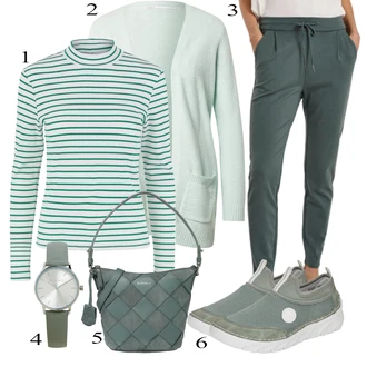 Outfit s Šedá/Modrá Top/Dlouhá tylová sukně/Dlouhé Kardigany/Dlouhý Zimní Kabát/Top & košilka/Dlouhý Svetr/Pruhovaný Svetr/Dlouhé Šaty/Dlouhý kabát Pieces, Šedá Kardigan Only "Praktický vzhled"