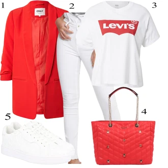 Outfit sa Bijela Tenisica MICHAEL Michael Kors "Zimski outfit"