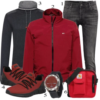 outfit mit Črna Superga Bugatti "Športna oblačila"