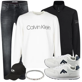Outfit mit Grau Schmuck Tommy Hilfiger "Cooles Outfit"