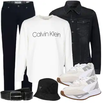 Outfit mit Jeansjacke G-Star Raw "Cooles Outfit"