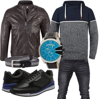 Mit Nieten Biker Outfit "Cooles Outfit"
