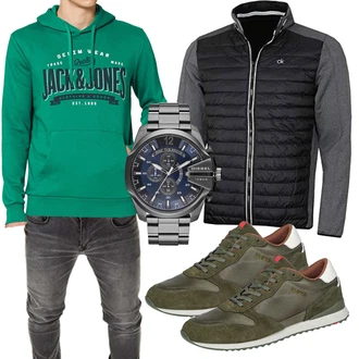 Outfit mit Sneaker Lloyd "Cooles Outfit"