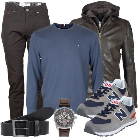 Türkis/Grau Hoodie Sweatshirt/Hoodie Tommy Hilfiger kombinieren