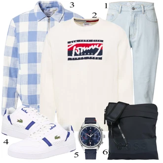 outfit mit Superga Lacoste "Vsakdanja oblačila"