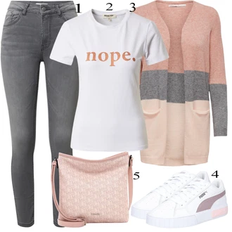 outfit mit Siva Hlače JdY "Oblačila za pomlad"