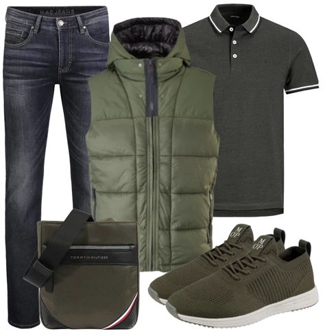Schwarz Poloshirt Jack & Jones kombinieren