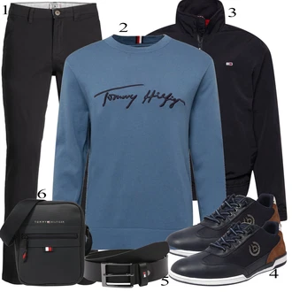 outfit mit Črna Superga Bugatti "Priložnostna oblačila"