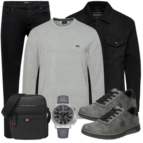 Dunkelblau/Lila Low Rise Jean/Low Waist Jean/Push up Jeans/Lederjacke/Slim Fit Jeans/Leder Schuhe/Thermojeans/Winterjacke/Jeggings/Skinny Hose/Slim Hose/Twill Hose Only & Sons kombinieren