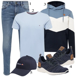 outfit mit Črna Klobuček Ellesse "Vsakdanja oblačila"