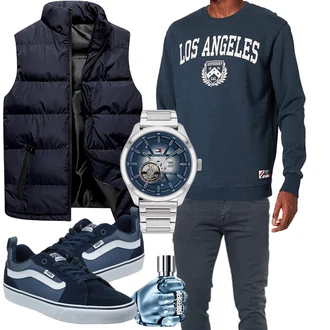 Outfit mit Schwarz Unkategorisiert Superdry "Freizeit Outfits"