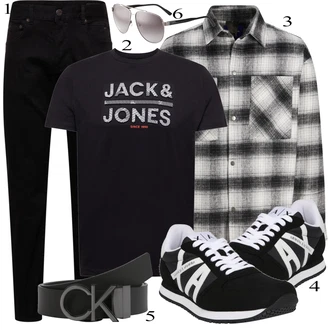 outfit mit Črna Čevlj Superga Armani Exchange "Vsakdanja oblačila"
