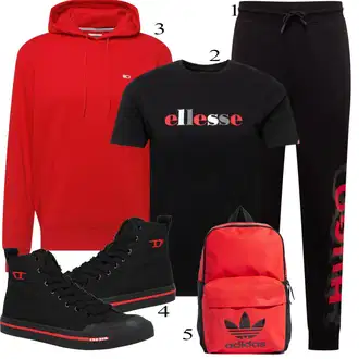 outfit mit Črna Superga Diesel "Priložnostna oblačila"