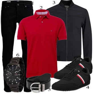 outfit mit Črna Čevlj Superga Tommy Hilfiger "Vsakdanja oblačila"