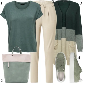Outfit s Šedá Teniska Kennel & Schmenger "Ulice Styl Outfit"