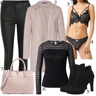 outfit mit Črna Škorenj Tamaris "Oblačila za pomlad"