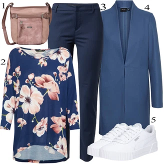 outfit mit Modra Srajca Only "Oblačila za pomlad"