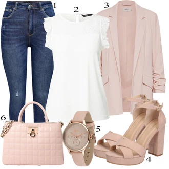 90. leta outfit mit Temno modra/Modra Kavbojke z Razporkom/Usnjena Jakna/Usnjene Čevlje/Zimska jakna/Kavbojke na Poteg/Push up Kavbojke/Kavbojke Visokega Pasu/Kavbojke z Luknjo/Usnjene jakne/Ženske 7/8 Kavbojke/Gležnarji Only "Oblačila za pomlad"Look: Stil, 90. leta, Kul, Disko, Francoski, Modernen, Stari denar