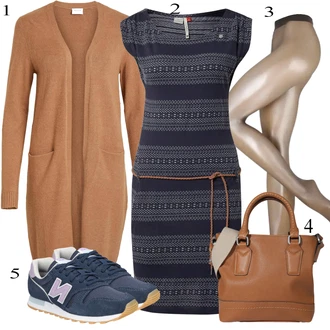 Outfit sa Plava Tenisica New Balance "Zimski outfit"