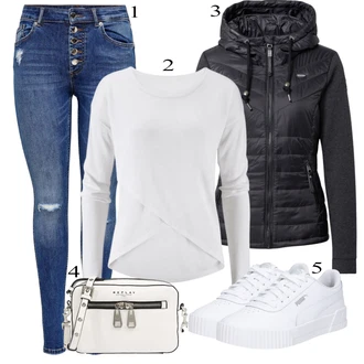 Outfit sa Crna Traper Jakna Ragwear "Tvoj otmjeni outfit"