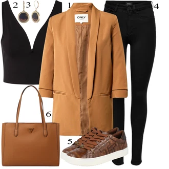 Outfit sa Crvena Tenisica Tom Tailor "Zimski outfit"