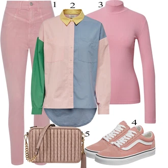 outfit mit Bež/Siva Superga Vans "Oblačila za pomlad"