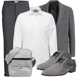 Business Outfits mit Grau/Schwarz Große Größe "Perfekt für die Arbeit"
