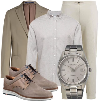Business Outfits mit Grün Große Größe, Grau Große Größe "Perfekt für die Arbeit"