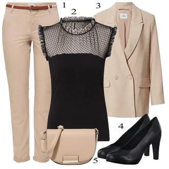 outfit mit Bež Torba za čez ramo Tom Tailor Denim "Oblačila za pomlad"