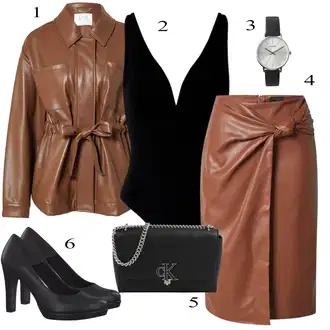 Outfit sa Crna Torba Za Preko Ramena Calvin Klein Jeans "Elegantan zimski outfit"