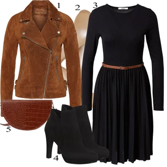 outfit mit Črna Škorenj Tamaris "Oblačila za pomlad"