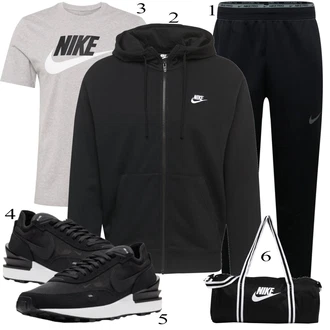Športne Outfiti mit Črna Nike "Športna oblačila"