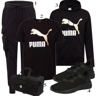 outfit mit Črna Superga Puma "Športna oblačila"