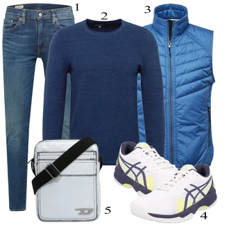 outfit mit Siva Športni copat Asics "Vsakdanja oblačila"