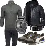 Hip Hop Lederjacken Outfits image