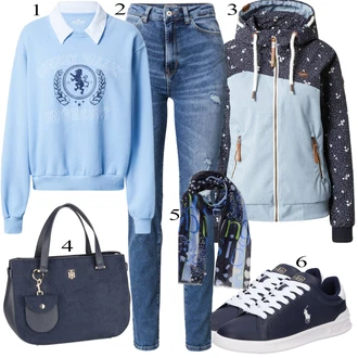 Outfit s Černá Teniska Polo Ralph Lauren "Ulice Styl Outfit"