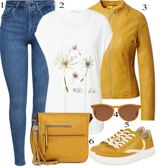 Outfit s Žlutá Teniska Superdry "Praktický vzhled"
