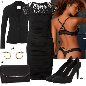 outfit mit Črna Obleka lipsy "Oblačila za pomlad"