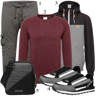 outfit mit Siva Čevlj Superga Armani Exchange "Vsakdanja oblačila"