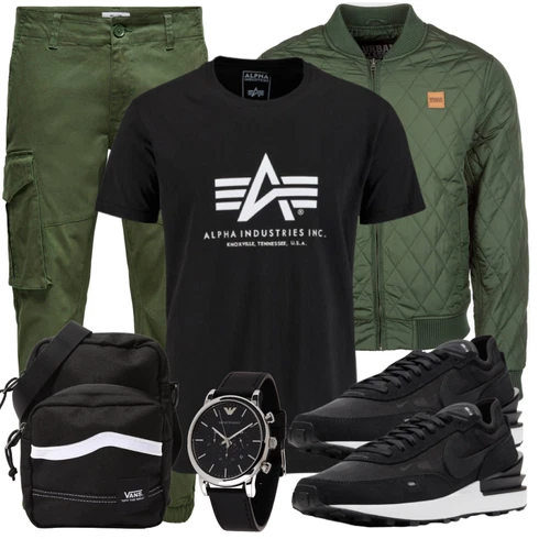 Basic Weiß/Schwarz Bluse Große Größe/Shirt & Top Große Größe/T-Shirt Training/Funktions T-Shirt/Umstands T-Shirt/Print Shirt/Laufschuhe für Männer/Muskelshirt/Kurzarm T-Shirt Alpha Industries kombinieren