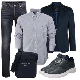 Outfit mit Schwarz Anzug S.Oliver "Alltagsoutfit"