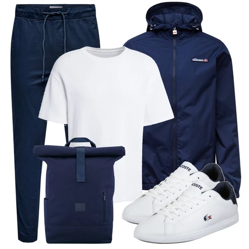 Schwarz Accessoire/Rucksack Johnny Urban kombinieren