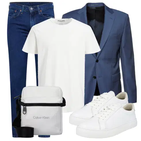 Weiß/Creme/Khaki Bluse Große Größe/Shirt & Top Große Größe/Bluse und Tunika Tunika/Longshirt/Langes Oberteil/Kurzarm T-Shirt/Übergroßes T-Shirt/Funktions T-Shirt/Casual T-Shirt/Laufschuhe für Männer Jack & Jones kombinieren