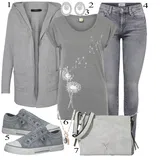 Výstřih na ramena Kabáty Móda pro Plnoštíhlé Outfity image