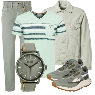 Outfit mit Grün Jeans Tom Tailor Denim "Cool für die Freizeit"